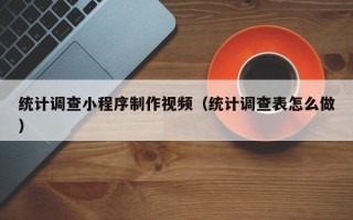 昌邑统计调查小程序制作视频（统计调查表怎么做）