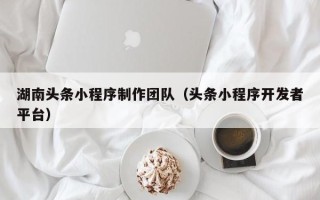 昌邑湖南头条小程序制作团队（头条小程序开发者平台）